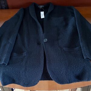 J. Crew Black Knit Cardigan